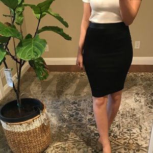 Bebe Black Pencil Skirt